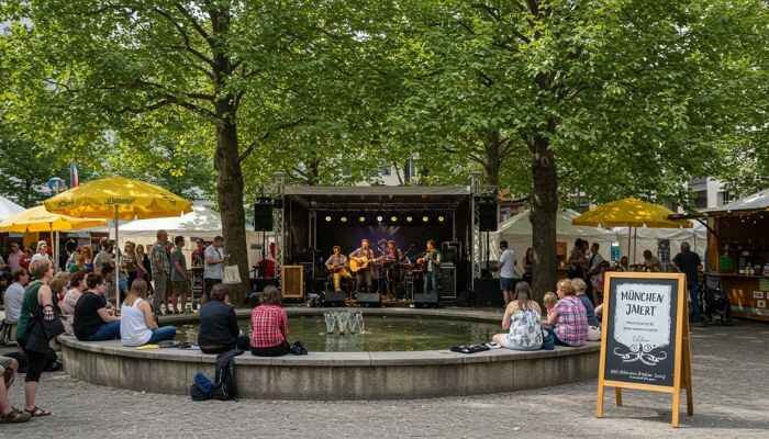Irish-Bavarian Celebration at Rindermarkt